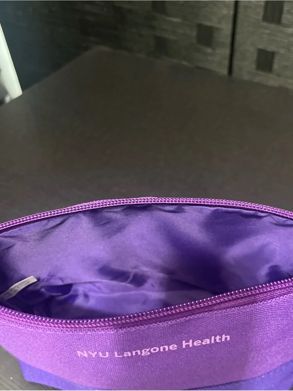 Purple Travel Cosmetic Pouch